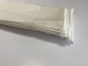 Textilné biele črevá, balenie 25 ks, rôzne kalibre a dĺžky