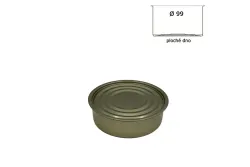 Plechovka na konzervovanie 99x31-"1/4 kg, bal. 250 ks