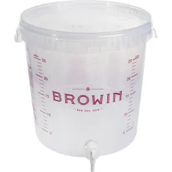30 l fermentačná nádoba s vekom a kohútikom Browin