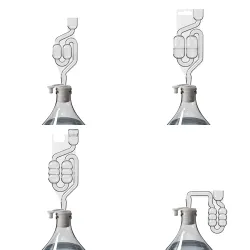 Zátka na demižóny s priemerom 40/43 mm s uzáverom