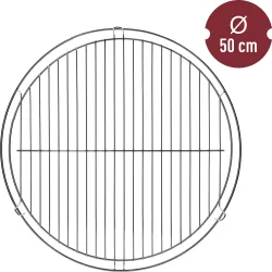Trojnožka na táborák s roštom, 150 cm