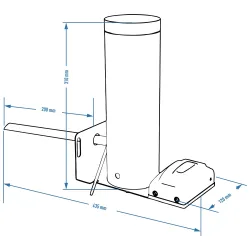 Generátor dymu s elektrickým čerpadlom 5W DRAGON JET 1 LONG