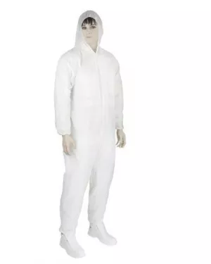 EHLERT, PROFESSIONÁL, jednorázový PP overal, biely, 3XL