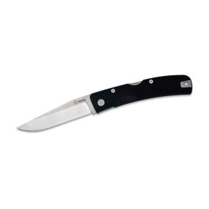 Poľovnícky nôž Manly Peak Two Hand s čiernou rukoväťou, D2 59-61 HRC