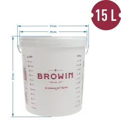 15 l fermentačná nádoba s vekom Browin