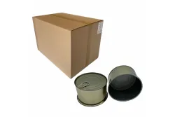 Plechovka na konzervovanie 99x61,5 mm s trhacím viečkom na dne, bal.120 ks