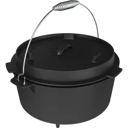 Závesný liatinový kotol s panvicou 9 l + 3 l