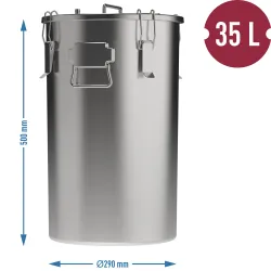 Domáca udiareň v hrnci, 35 l, na plynový sporák