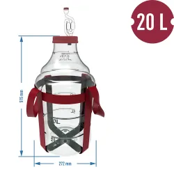 20 l demižón s popruhmi