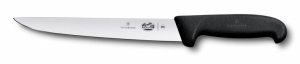Victorinox, Fibrox, Vykrvovací rovný nôž v čiernej farbe, 22 cm #5.5503.22