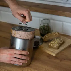 Šunkovar na prípravu domácej šunky a pokrmov, 3kg + sada s teplomerom a vreckam