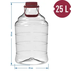 25 l demižón s rúčkou