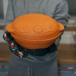Kvalitný rímsky okrúhly hrniec 4 l