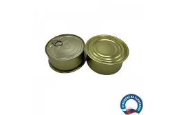 Plechovka na konzervovanie 99x47 mm s trhacím viečkom na dne, bal.160 ks/350g