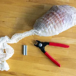 Krimpovacie kliešte na mäso BROWIN + 60 klipov