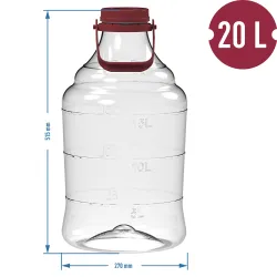 20 l demižón s rúčkou