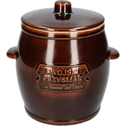 Kameninový sud s pokrievkou, 4,5 l
