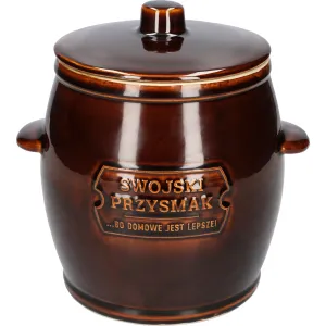 Kameninový sud s pokrievkou, 4,5 l