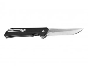 Zatvárací nôž Ruike Hussar P121 čiernej farby, oceľ Sandvik 14C28N