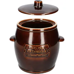 Kameninový sud s pokrievkou, 4,5 l