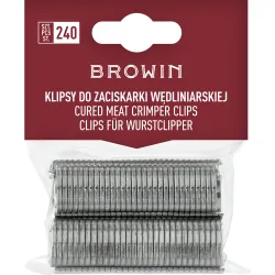 Klipy pre krimpovacie kliešte na mäso - 240 ks