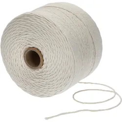 Biela bavlnená šnúrka na klobásy (240°C) 400 m / 500 g