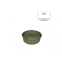 Plechovka na konzervovanie bez viečka 99x31 - 250g, bal. 250 ks