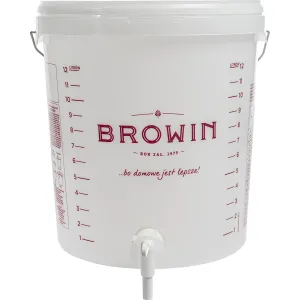 15 l fermentačná nádoba s vekom a kohútikom Browin