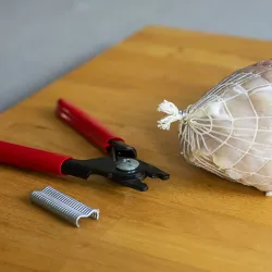 Klipy pre krimpovacie kliešte na mäso - 60 ks