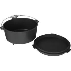 Závesný liatinový kotol s panvicou 9 l + 3 l