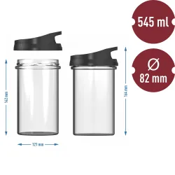 Sklenený varič šunky na 450 g