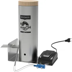 Elektrická udiareň DragON s mobilnou základňou + čistiaci prostriedok