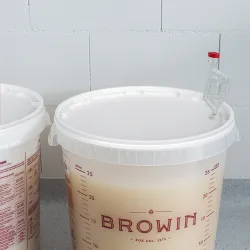 30 l fermentačná nádoba s vekom a kohútikom Browin