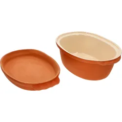 Glazovaný rímsky hrniec 4,5 l